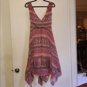 Pink Crossback Summer Dress - Size XL